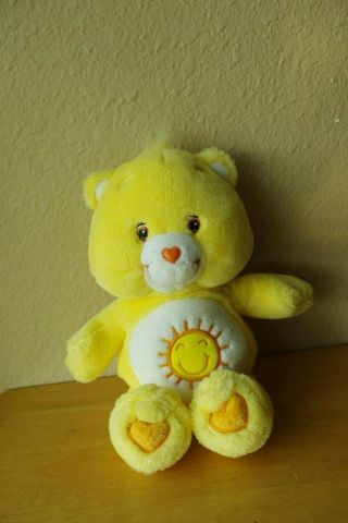 Care Bear,  13” Plush Funshine,  Sunshine Bear,  Carebear,  2002 3