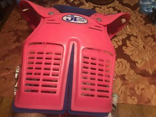 Rare Vintage Pink Jt Racing Chest Protector Mx