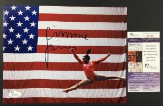Simone Biles Signed Autographed 8x10 Photo Olympics Gold Rio Usa Us Jsa