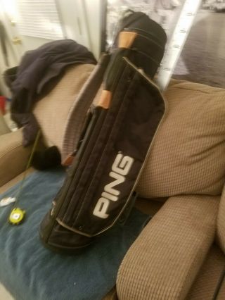 Ping Stand Bag.  Ping Carry Bag.  Vintage Ping L8 - - Early 90 