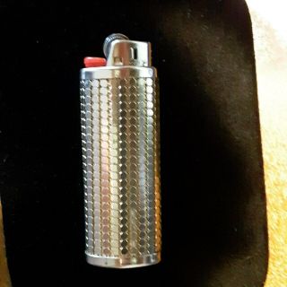 Vintage 1984 Whiting And Davis Silver Tone Cigarette Lighter - In Usa