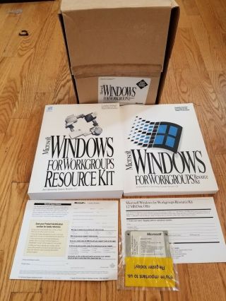 Windows 3.  11 And Windows For Workgroups Resource Kits Vintage Complete