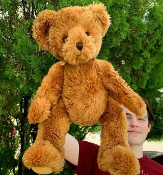 Large Vintage Russ Berrie Teddy Bear 18 " Plush Stuffed Animal Toy