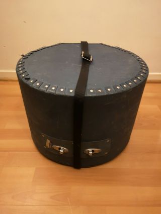 Vintage 14 " /15 " Floor Tom Case With Handle And Strap Made In The Uk From 1980 