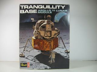 1969 Vintage Revell 1/48 Tranquillity Base Apollo 11 Lunar Module H - 1861