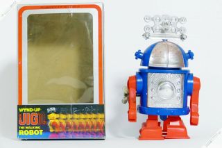 Horikawa Yonezawa Masudaya Mr Jig Radar Robot Tin Japan Hk Vintage Space Toy
