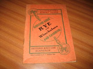 Vintage Souvenir Guide To Rye And Winchelsea Sussex