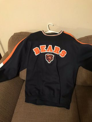 Vintage Chicago Bears Crew Neck Sweatshirt Sz L