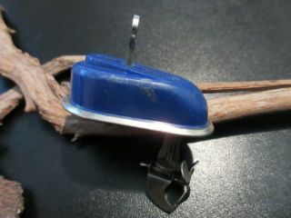 Vintage Irwin Blue Metal Wind Up Toy Boat Outboard Motor - Usa