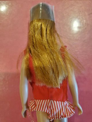 Vintage Barbie Red Titian Skipper Doll hair in plastic 3