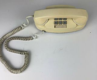 Vintage Bell System Beige Princess Push Button Telephone