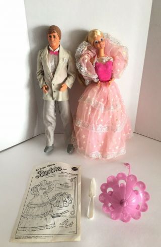 Vintage Mattel Dream Glow Barbie & Ken 1985