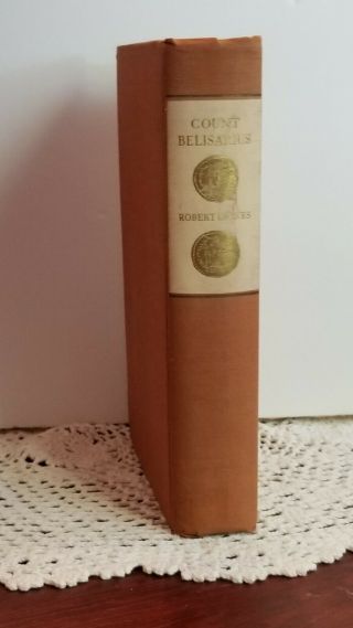 Vintage 1938 First Edition Hardback Book Count Belisarius Robert Graves