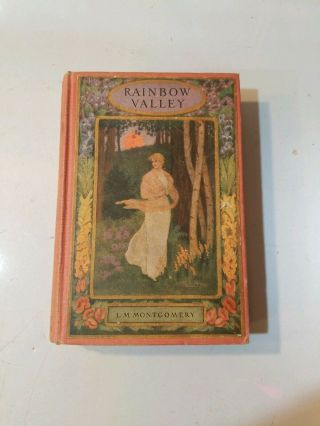 Old 1929 " Rainbow Valley " By L.  M.  Montgomery - First Edition