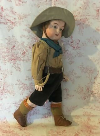 Antique German Boy Scout Doll All