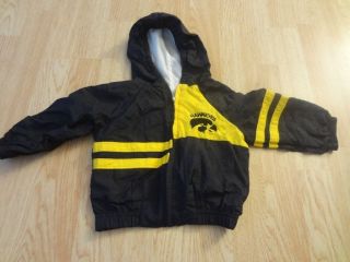 Infant/baby Iowa Hawkeyes 18 Mo Vintage Hooded Jacket Windbreaker