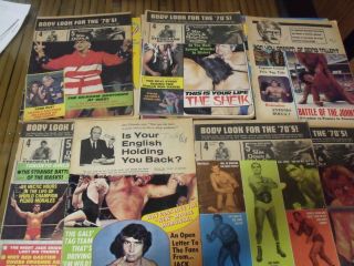 11 Vintage 1970 ' s Wrestling Magazines - Ladies,  Female,  Women,  Girl Wrestlers 3