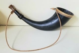 Vintage Hunting Horn Bovine Hand Made Hunt Bugle