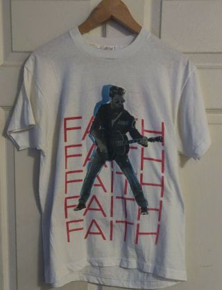 Vintage 1988 George Michael Faith Usa T Shirt