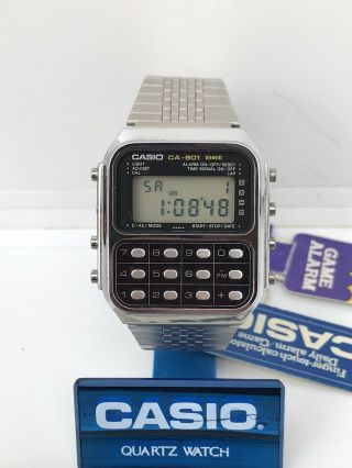 Casio CA - 901 Game Alarm and Calculator Module 134 Rare Vintage Wrist Watch Retro 2