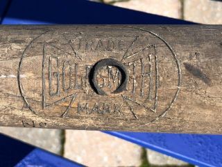 Vintage Goldsmith Baseball Bat Macgregor Pre 1912 Antique Over 100 Years Old