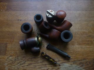 Vintage Smoking Pipes Bowles And Bits Collectable