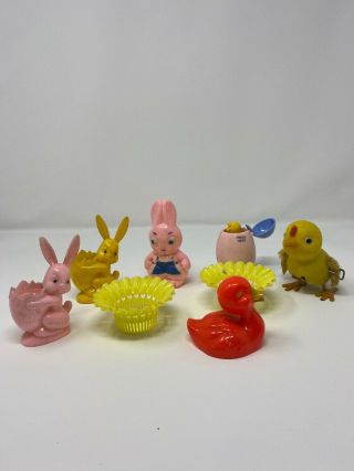 Vintage Plastic 1950 Easter Toys Ideal Rosero