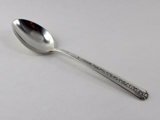 Towle Rambler Rose Sterling Silver Oval Dessert Soup Spoon - 6 3/4 " - No Monos