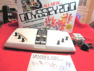 Vintage Odyssey 200 By Magnavox Video Game Complete