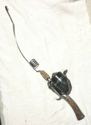 Vintage Stub Caster Fishing Rod Good Shape Stubcaster With A Shakespeare Reel
