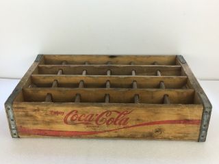 ⭐️vintage Wood Coca Cola 24 Bottle Case Wooden Crate