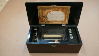 Antique Swiss Music Box 1880 