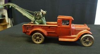 Arcade Cast Iron Tow Truck 210 L R Vintage Antique Ford Model T