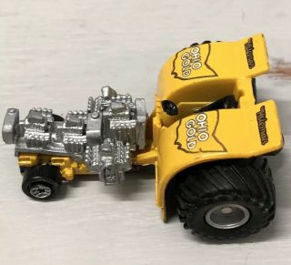 Micro Machines Vintage Tractor Pull Ohio Gold Made By Galoob