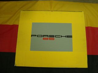 Vintage Porsche 1985 Calendar