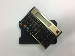 Hp 12c Financial Calculator Vintage 80s,  Soft Pouch Hewlett Packard