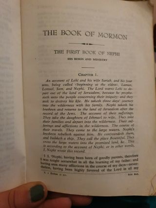 The Book Of Mormon By Herald Vintage Religious Collectable Book