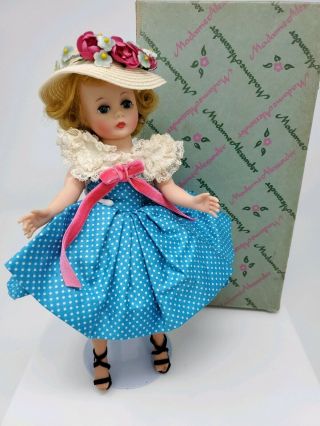 Rare Vtg.  1959 Madame Alexander Cissette Doll " Likes Cotton Frocks " Orig.  Box