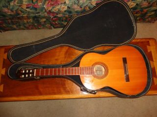 Vintage Yamaha G - 60 - A Classical Acoustic Guitar With Case No Strings