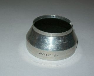 Vintage Actina 37mm Metal Push On Lens Hood - -