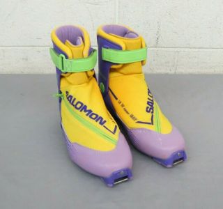 Vintage Salomon Skate Sr 911 Equipe Sns Profil Cross Country Ski Boots Men 