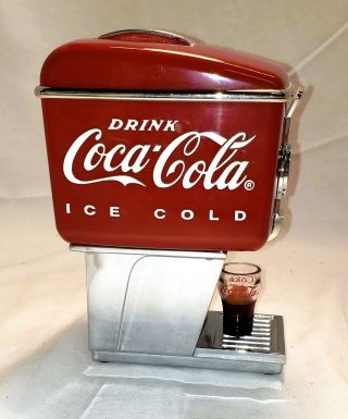 Coca - Cola 1997 Soda Fountain Dispenser Bank Coke 8903 Metal Vintage