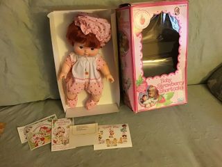 1982 Kenner Baby Strawberry Shortcake Doll In The Box