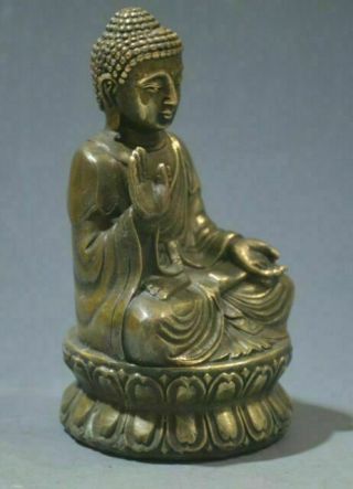 China Copper Pure Bronze hand - made Buddhism statue K2 2