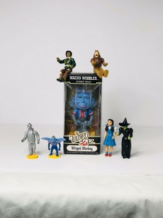 Rare Vintage Wizard Of Oz Figures And Wacky Wobbler By Funko