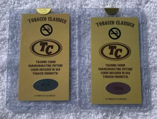 Secretariat 1973 Kentucky Derby Two Tobacco Cards Triple Crown Big Red 2