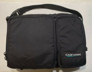 Vtg Case Logic Portable Cd Player Holder For Cd Walkman Cds Bag Case Fanny Pack