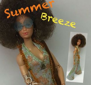 Barbie - Ooak Custom “summer Breeze”.  - Vintage Steffie Mold - Mtm Body - Vtg Clothes