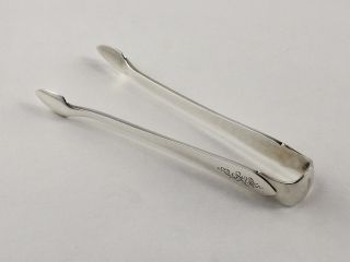 Tiffany Faneuil Sterling Silver Sugar Tongs - 4 Inches - W/monogram