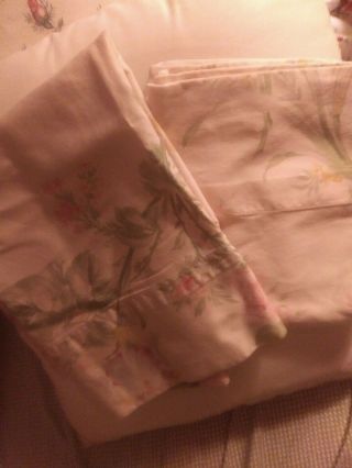 2 Vintage Ralph Lauren Standard Soft Floral Pillow Cases